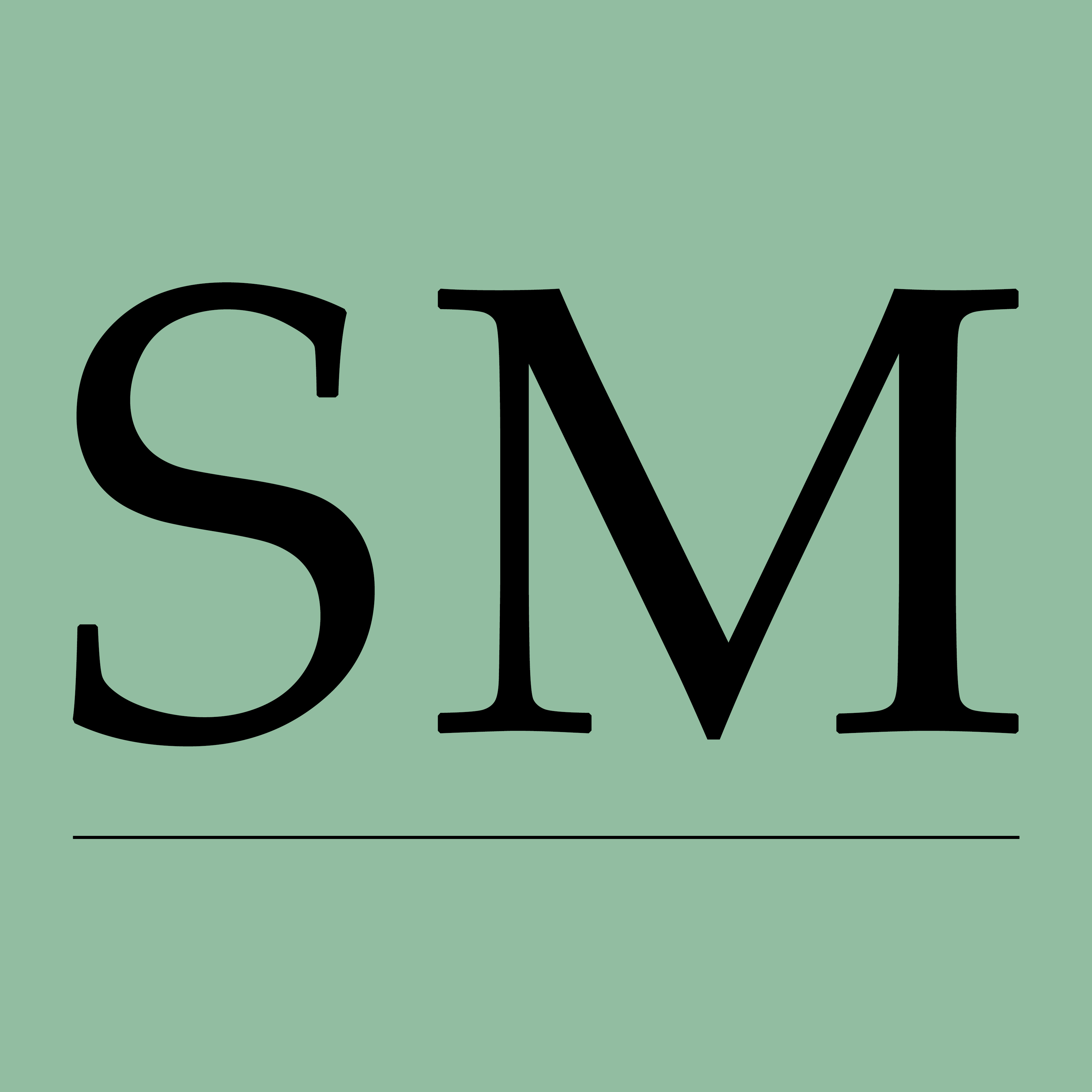 Sm s m dots letter logo with purple bubbles Vector Image